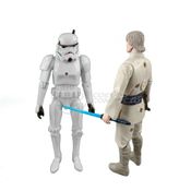 Cartela 2 Brinquedo Boneco Action Figure Articulado Infantil Star Wars 15cm -  Stormtrooper, Luke SkyWalker 10