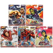 Hot Wheels - Set 5 Miniaturas - Master of The Universe - Pop Culture - DLB45