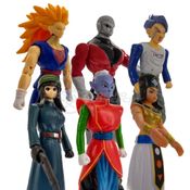 Kit 6 Bonecos Dragon Ball Vegetto Ssj3 Jiren Trunks Kaioshin Do Universo 11 Jerez Mai Do Futuro 8
