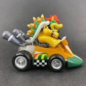 Boneco Carrinho Figura Colecionável Brinquedo Miniatura Super Mario Kart Fricçao - Vilão Bowser