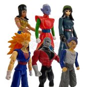 Kit 6 Bonecos Dragon Ball Vegetto Ssj3 Jiren Trunks Kaioshin Do Universo 11 Jerez Mai Do Futuro 12