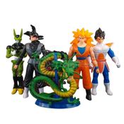 Kit Boneco Dragon Ball Z Action figure Goku, Cell, Goku Black, Vegeta, Shenlong + Esféras