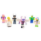 Cartela 6 Boneco Roblox toys Noiva Anjo Cervo + Acessorios