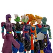 Kit 6 Bonecos Dragon Ball Super Goku Ssj3, Zamasu - Fusão, Trunks, Hit, Deus Da Destruição Gin 14