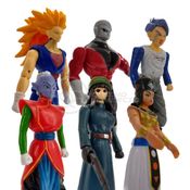 Kit 6 Bonecos Dragon Ball Vegetto Ssj3 Jiren Trunks Kaioshin Do Universo 11 Jerez Mai Do Futuro 9
