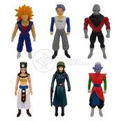 Kit 6 Bonecos Dragon Ball Vegetto Ssj3 Jiren Trunks Kaioshin Do Universo 11 Jerez Mai Do Futuro 5