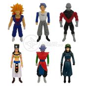 Kit 6 Bonecos Dragon Ball Vegetto Ssj3 Jiren Trunks Kaioshin Do Universo 11 Jerez Mai Do Futuro 6
