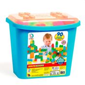 BRINQUEDO EDUCATIVO BLOCKS BOX 90PCS MENINO