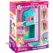 BRINCANDO DE CASINHA GELADEIRA GELA SORVETINHO 49CM