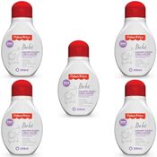 5 SABONETES LIQUIDO DA CABEÇA AOS PÉS FISHER PRICE 200ML