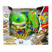 Kit Lancador De Dardos Com Mascara Verde Toys e Toys