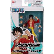 Figura Anime Heroes One Piece Monkey D. Luffy Bandai FUN