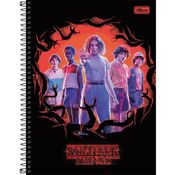 Caderno Universitario Stranger Things 1 Materia 80 Folhas