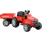 VEICULO ELETRICO TRATOR MASSEY FERGUSON 6V C/CA