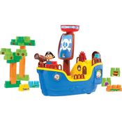 Baby Land Navio Pirata Com 30 Blocos