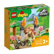 LEGO DUPLO FUGA DOS DINOSSAUROS T-REX E TRICERATOPS 10871
