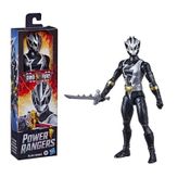 Boneco Power Rangers Dino Fury Preto Ranger 30cm - Hasbro F2962