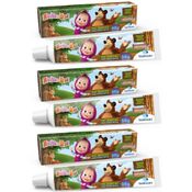 3 GEL DENTAL NEUTROCARE MASHA E O URSO TUTTI FRUTTI 50GR