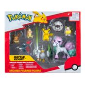 Conjunto de Mini Figuras Pokémon Wave 7 Multipack Batalha