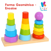 Forma Geométrica - Encaixe - Criativo Educativo Tooky Toy