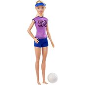 Boneca Barbie Profissoes Atleta Jogadora de Volei de Praia