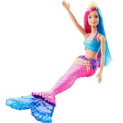 Boneca Barbie Dreamtopia Sereia Cauda Rosa Mattel GJK07