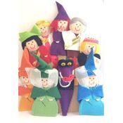 Dedoche  Bela Adormecida - Fantoches de Dedo