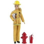 Boneca Barbie Profissões Bombeira - Mattel