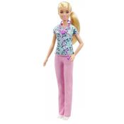 Boneca Barbie Profissoes Enfermeira DVF50/GTW39