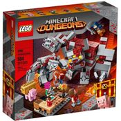 LEGO Minecraft O Combate de Redstone 504 Pecas +8 Anos 21163