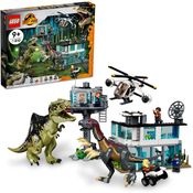 Lego Jurassic World Ataque do Giganotossauro e do Therizinossauro 76949