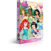 QUEBRA-CABECA CARTONADO PRINCESAS METALIZADO 100 PECAS