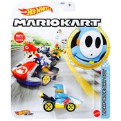 Carrinho Die Cast Mario Kart - Blue Shy Guy Standard Kart