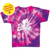 Kit Tie Dye Da Barbie Com Camiseta Tamanho G Fun 87029