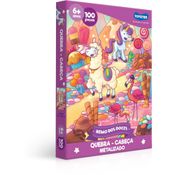 QUEBRA-CABECA CARTONADO REINO DOS DOCES 100 PECAS