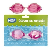 Óculos de Natação Fashion Mor Infantil  - Rosa