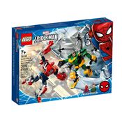 Combate de Robôs Homem-Aranha e Doctor Octopus - Lego 76198