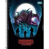 Caderno Universitario Stranger Things 1 Materia 80 Folhas