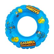 Boia Galinha Pintadinha Circular Azul Dican