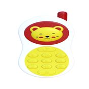 Brinquedo Infantil - Celular Vinil - Estrela Baby - Ursinho - Branco - Estrela