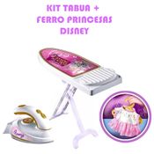 Tábua De Passar Roupa + Ferrinho Infantil Das Princesas