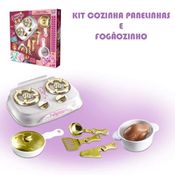 Kit Cozinha Das Princesas Fogão Panelinhas Infantil Menina