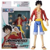 Boneco One Piece Anime Heroes Monkey D Luffy Bandai F00673