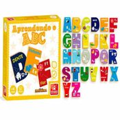 Jogo Educativo e Didatico Aprendendo o ABC 51 Pecas +4 Anos