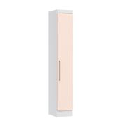 Guarda Roupa Modulado Infinity c/1 Porta - Branco Line/Rosa