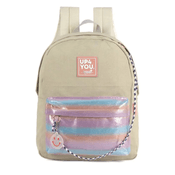 Mochila Up4you Larissa Manoela Luxcel Bege (430388)