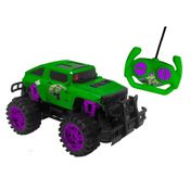 Veículo Monster Machine - Avengers - Hulk - Rc 7 Func - Candide - Verde