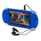 Vídeo Game Pmp Portátil 10mil Jogos 8gb Roms Gba Nes Gbc Player Mp3 Mp5 Fm Eony A-7288 Azul