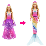 Boneca Barbie Dreamtopia 2 em 1 Princesa e Sereia - Mattel GTF92