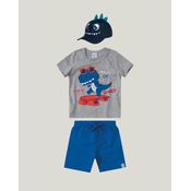 Conjunto Dino Skate Menino Zig Zig Zaa